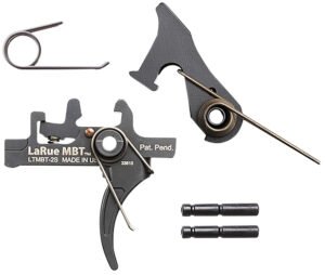 Larue Tactical LTMBT2S MBT-2S  Black Two-Stage Curved Fits AR10/AR15