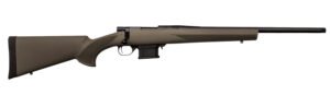 Howa HMA6ARCGYTH 1500 Mini Action Youth 6mm ARC 22" Black Steel Threaded Barrel, Black Drilled & Tapped Steel Receiver, Fixed HTI Green Synthetic Stock