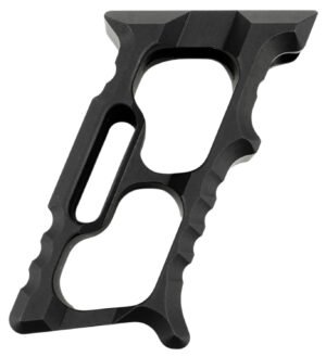 Tyrant CNC TD552BLKM1 Minivert Grip Halo Black Aluminum Fits AR15