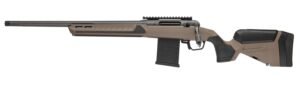 Savage Arms 32685 110 Core Tactical Full Size 6mm ARC 10+1 18" Medium Heavy Fluted Barrel, Arca Rail Forend, Coyote Tan AccuStock w/AccuFit V2 Synthetic Stock, Left Hand