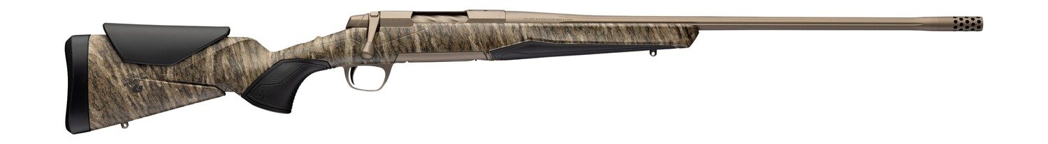 Browning 036146211 X-Bolt 2 Speed Full Size 243 Win 4+1 22" Smoked Bronze Cerakote Fluted Threaded Barrel, Smoked Bronze Cerakote Steel Drilled & Tapped Receiver, Mossy Oak Bottomland Adj Vari-Tech Sy