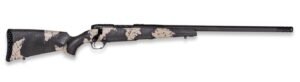 Weatherby MGS01N25RWR4B Mark V Backcountry Guide 25 WBY RPM 3+1 22" +2" Carbon Fiber BSF Threaded Barrel, Graphite Black Cerakote Steel Drilled & Tapped Receiver, Black w/Olive Green & Backpack Accent