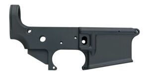 White Label Armory WLA-LOW-1031-01 Forged Lower Receiver  Multi Black Hardcoat Anodize AR-15