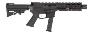 Dpms Panther Arms DP51655231780 Kitty Kat G9 9mm Luger 27+1 4" Black Nitride Heavy Threaded Barrel, Black Hardcoat Anodize Aluminum Receiver w/Picatinny Rail, M-LOK Handguard, Black Polymer DPMS CAR B