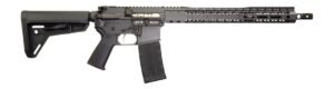 Black Rain Ordnance SSP300BLKSMK SSP  300 Blackout 30+1 16" Black Nitride Threaded Barrel, Smoke Cerakote Aluminum Receiver w/Picatinny Rail, Magpul MOE SL Black Polymer Stock, Black Magpul Grip