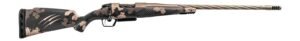 Fierce Firearms ROGSSX65PRC22BRS Twisted Rogue XP 6.5 PRC 3+1 22" Smoked Bronze Cerakote Spiral Fluted Threaded Stainless Steel Barrel, Drilled & Tapped Receiver, BiPod Rail Forend, Sonora Ambush Camo