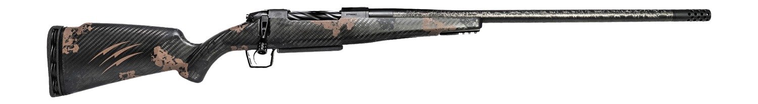 Fierce Firearms ROGSCX7PRC22BT Carbon Rogue XP 7mm PRC 3+1 22" Carbon Fiber Match Grade Threaded Barrel, Black Cerakote Steel Drilled & Tapped Receiver, BiPod Rail Forend, Trophy Camo Fixed Carbon Fib