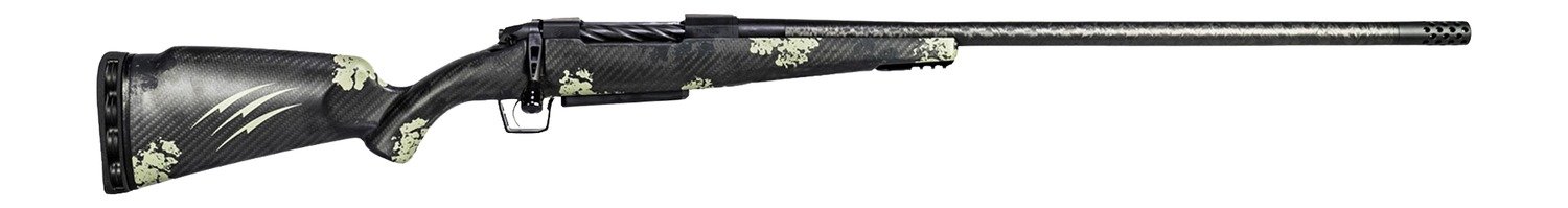 Fierce Firearms ROGSCX300PRC24BF Carbon Rogue XP 300 PRC 3+1 24" Carbon Fiber Match Grade Threaded Barrel, Black Cerakote Steel Drilled & Tapped Receiver, BiPod Rail Forend, Forest Camo Fixed Carbon F