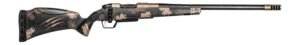 Fierce Firearms RIVSCX25CM20BDS Carbon Rival XP 2.0 25 Creedmoor 20" Smoked Bronze Cerakote Spiral Fluted Stainless Steel Barrel & Drilled & Tapped Receiver, Desert Shadow Camo Adj Comb Carbon Fiber S