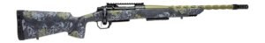 Horizon Firearms HRF-VE2-65PR-22R Venatic 2 6.5 PRC 22" Sage Green Spiral Fluted Threaded Barrel, Black DLC Receiver w/Picatinny Rail, Arca Rail Forend, Artic Moss Iota EKO X Carbon Fiber Stock