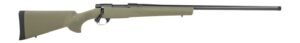 Howa HGR25CRHBG 1500 Hogue 25 Creedmoor 5+1 24" Matte Black Threaded Steel Barrel, Drilled & Tapped Receiver, Green Hogue OverMolded Synthetic Stock, Right Hand