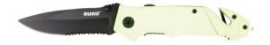 RUKO RUK0144SHG-CS   440A 3-1/4"HIVIZ GRN FOLDING