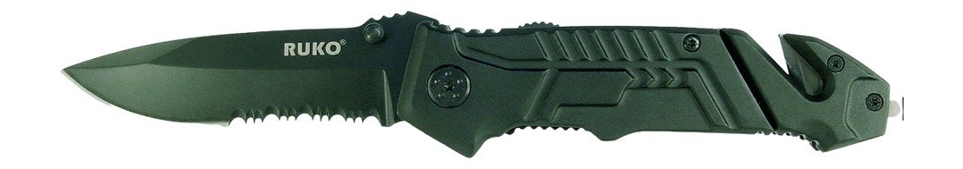 RUKO RUK0144S-CS 440A 3-1/4"BLK RUBBER FOLDING