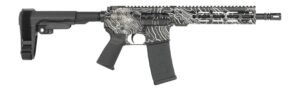 Shark Coast Tactical SCC07312TOPO-P Topography  5.56 NATO 30+1 10.50" Black Nitride Threaded Barrel, Aluminum Receiver w/Picatinny Rail, M-LOK Handguard, Black Polymer SB Tactical SBA3 Brace, Polymer