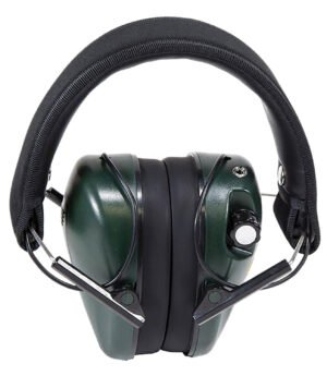Caldwell 487557 E-Max Low-Profile Muff 23 dB Over the Head Green/Black Adult