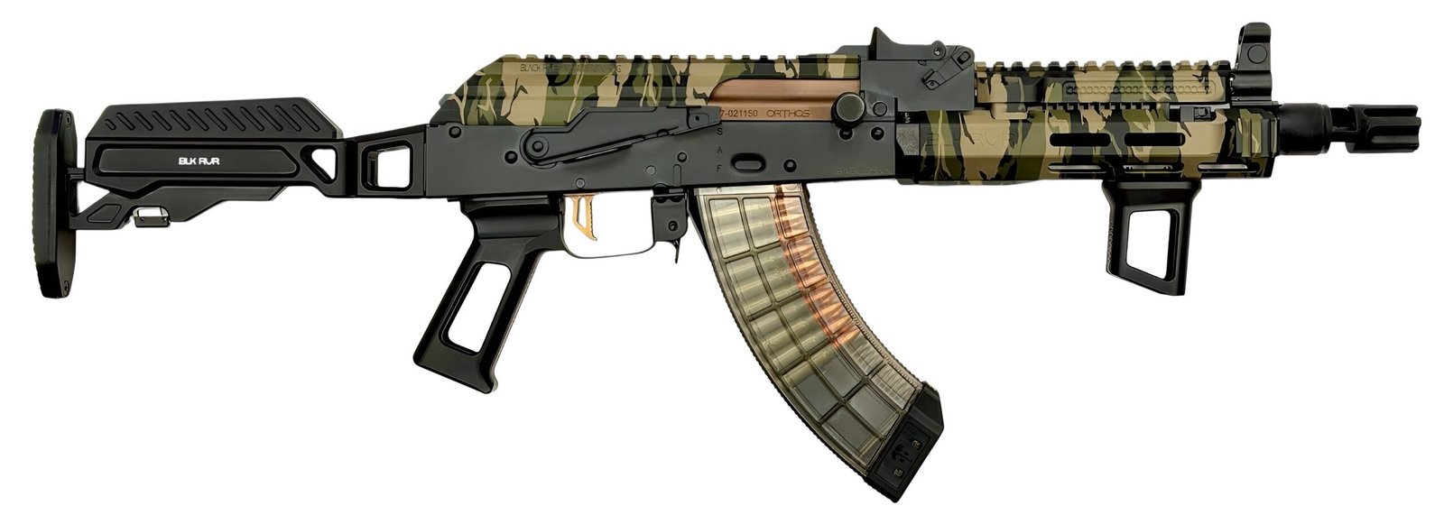 BABUSHKA AK ZULU SBR WOODLAND 7.62X39 10.5