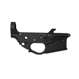 Combat Armory Billet AR-9 Lower Receiver Stripped with Mag Release and Ejector Black