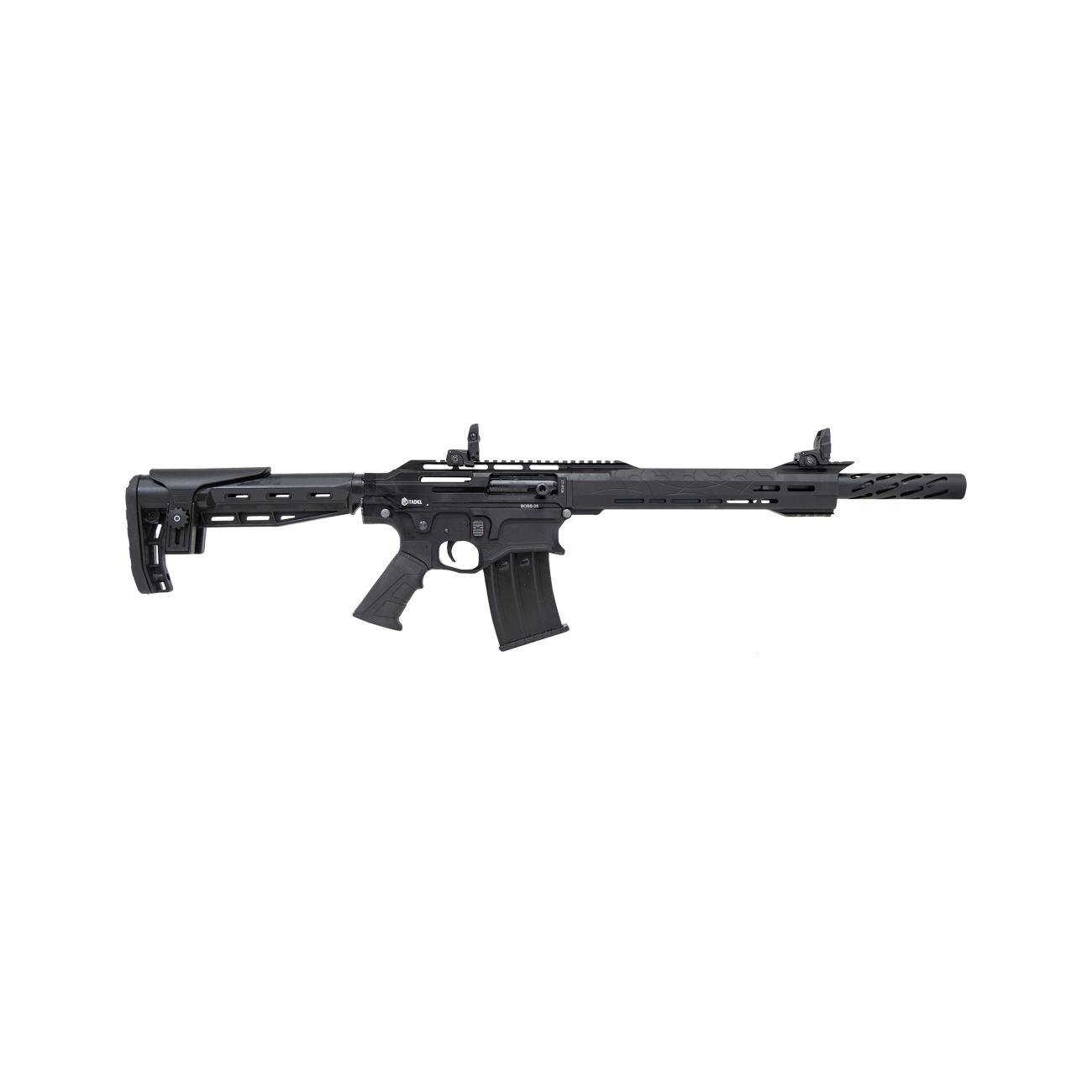 Citadel Boss-25 CA Compliant Shotgun 12ga 3" Chamber 5rd Magazine 18.75" Barrel Black