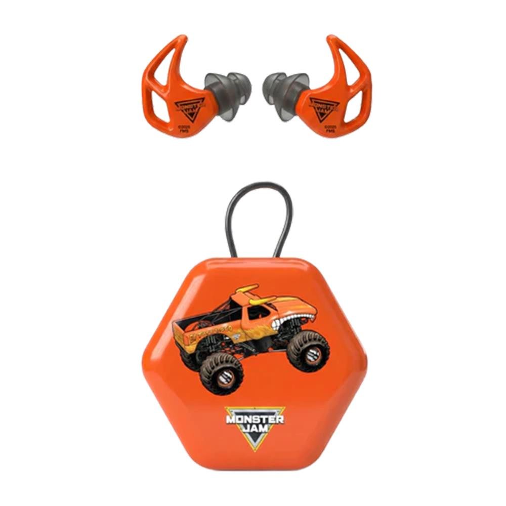 Axil Monster Jam X20 Ear Plugs 17dB or 19dB El Toro Loco Orange
