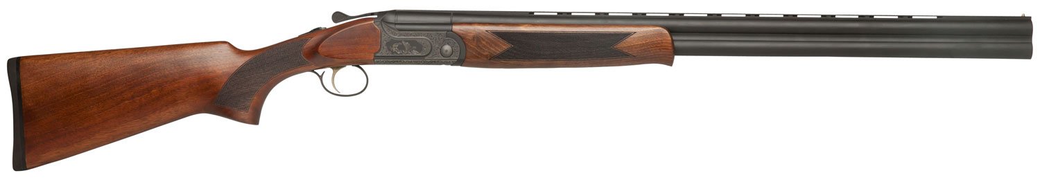 Dickinson LLC GW12B26P Green Wing 12 Gauge 2rd 3" 26" Vent Rib Barrel, Engraved Steel Receiver, Matte Black Metal Finish, Bead Front Sight, Wood Stock & Ejector