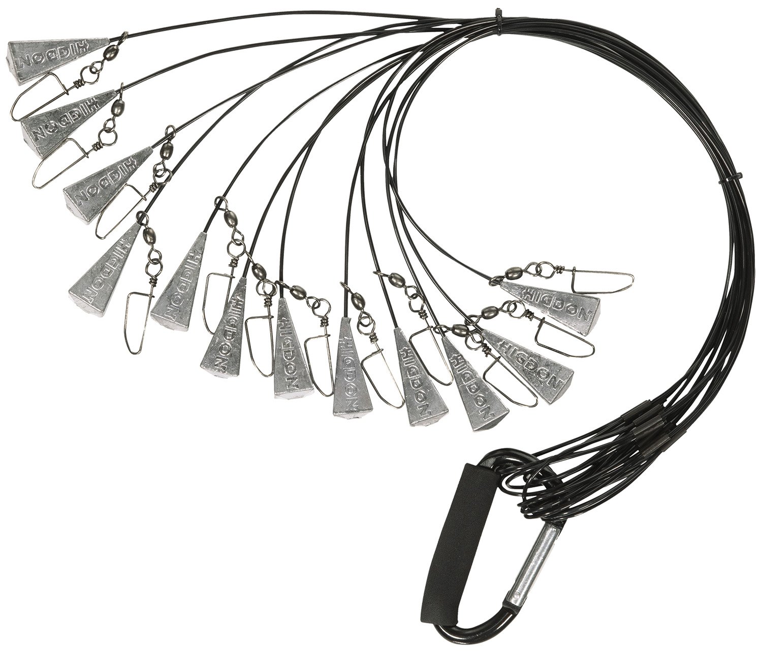 Higdon Outdoors 30330 Battleship Rig Black 54" Long 12 Pack
