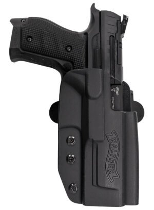 Walther Arms 5130217 PPQ Q5 Match Steel Frame OWB Holster Black Kydex Belt Slide