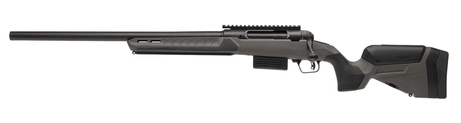 Savage Arms 32804 220 Harvester Full Size 20 Gauge Bolt 2rd 22" Slug Barrel, AccuStock w/AccuFit V2 Flat Dark Gray Synthetic Stock, Left Hand