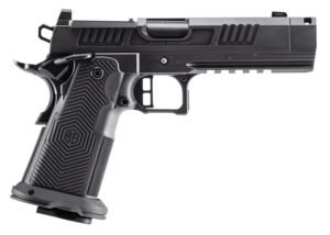 Alpha Foxtrot AA39X4CIG-XDBK13 AF1911 Romulus 45 ACP 13+1 4.25" Black DLC Stainless Steel Threaded Compensated Barrel, Optic Ready/Serrated Slide & Frame w/Beavertail & Picatinny Rail, RMR/RMSc Footpr