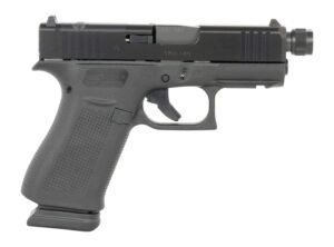 Glock UX4350201FRMOSTB G43X  9mm Luger 10+1 3.41" Black Threaded Barrel, Black Steel Optic Ready/Serrated Slide, Black Polymer Frame w/Accessory Rail, Ambidextrous