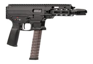 Panzer Arms PAARP9PCCB ARP9 9mm Luger 33+1 6.50" Black Barrel, Black Aluminum Receiver w/Picatinny Rail, Rear Picatinny Rail, Black Polymer Grip, Ambidextrous