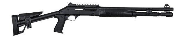 Panzer Arms PAM4TSSBSS M4 Semi-Auto 3" 5+1 18.50" Black Barrel, Black Aluminum Receiver w/Picatinny Rail, Black Skeleton Synthetic Stock & Grip