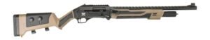 Panzer Arms PAFS1PROFSFDE FS1 Pro 12 Gauge Semi-Auto 3" 4+1 20" Black Shrouded Barrel, Black & Flat Dark Earth Cerakote Receiver w/Picatinny Rail, M-LOK Handguards, Flat Dark Earth Adj Cheekrest Synth