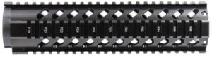 Aim Sports MT061 AR Handguard  10" Mid-Length Style Made of Aluminum with Black Anodized Finish & Quad Rail