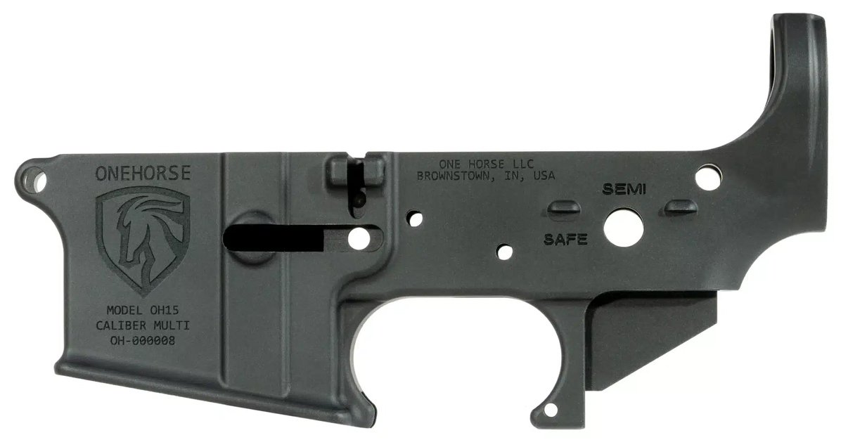 OH AR15 STRIPPED LOWER RECEIVER ANODIZED