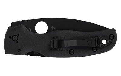 SPYDERCO SHAMAN LW 3.58" BLK PLAIN - Image 2