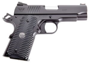 Wilson Combat ACPCP45 ACP Compact SAO 45 ACP 4" 7+1 Black Armor-Tuff Carbon Steel Black G10 Eagle Claw Grip