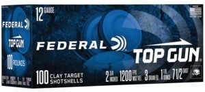 Federal TG1210075 Top Gun  12Gauge 2.75" 1 1/8oz 7.5Shot 100 Per Box/2 Case