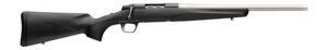 Browning 036116297 X-Bolt 2 Special LR SPR Full Size 300 PRC 3+1 22" Matte Stainless Steel Threaded Barrel, Matte Stainless Steel Drilled & Tapped Receiver, Black Adj Comb & LOP Synthetic Stock, Right