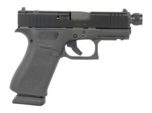 Glock UX4350203FRMOSTB G43X MOS Slim Sub-Compact 9mm Luger 15+1 3.41" Black Threaded Barrel, Steel Optic Ready/Serrated Slide, Polymer Frame w/Accessory Rail, Ambidextrous