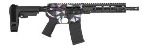 Shark Coast Tactical SCC07237MIA-P Miami  5.56 NATO 30+1 10.50" Black Nitride Threaded Barrel, Aluminum Receiver w/Picatinny Rail, M-LOK Handguard, Polymer SB Tactical SBA3 Brace, Polymer Grip