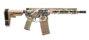 Cnc Firearms CNCDDDCV7P2 Daniel Defense V7 10.30" Barrel, Duck Camo Receiver w/Picatinny Rail. M-LOK Handguard, Polymer Stock, Ambidextrous