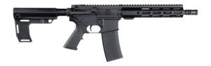 Andro Corp Industries 556105HBMPS ACI-15 Halo 5.56 NATO 30+1 10.50" Threaded Barrel, Black Anodized Aluminum Receiver w/Picatinny Rail, M-LOK Handguard, Black Polymer MPS, A2 Grip
